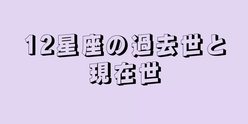 12星座の過去世と現在世