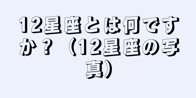 12星座とは何ですか？（12星座の写真）