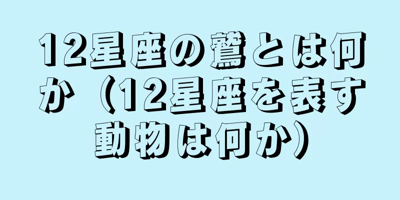 12星座の鷲とは何か（12星座を表す動物は何か）