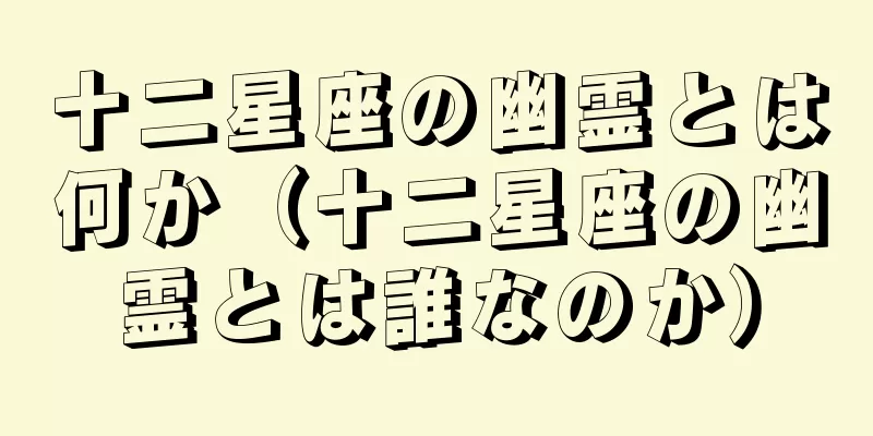 十二星座の幽霊とは何か（十二星座の幽霊とは誰なのか）