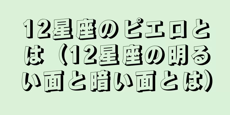 12星座のピエロとは（12星座の明るい面と暗い面とは）