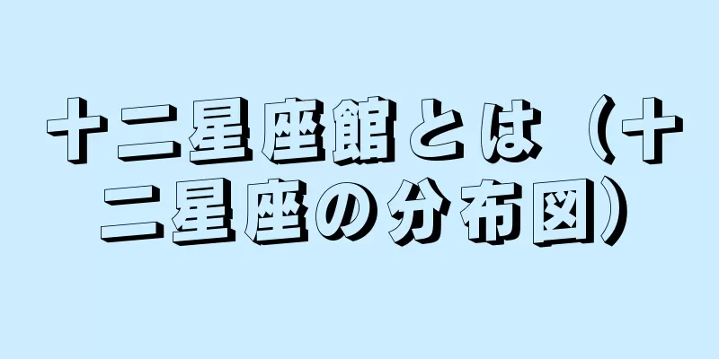 十二星座館とは（十二星座の分布図）