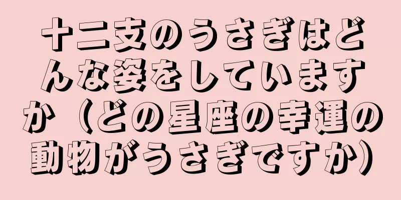 十二支のうさぎはどんな姿をしていますか（どの星座の幸運の動物がうさぎですか）