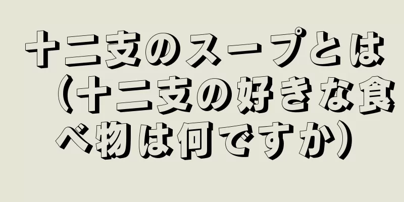 十二支のスープとは（十二支の好きな食べ物は何ですか）