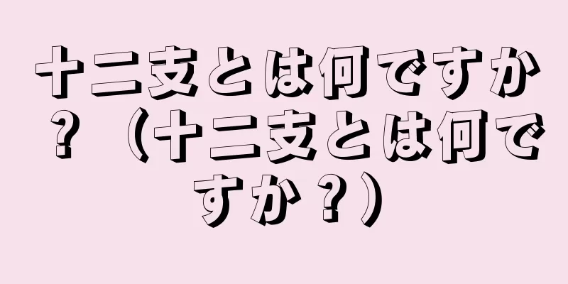 十二支とは何ですか？（十二支とは何ですか？）