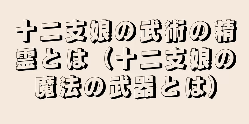 十二支娘の武術の精霊とは（十二支娘の魔法の武器とは）