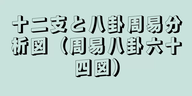 十二支と八卦周易分析図（周易八卦六十四図）