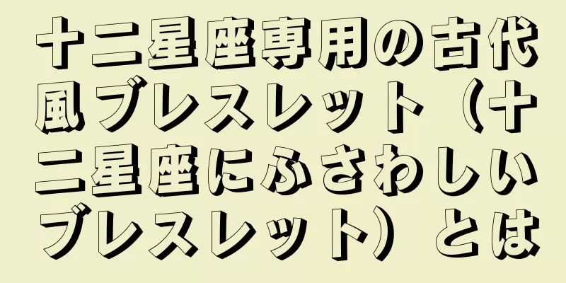十二星座専用の古代風ブレスレット（十二星座にふさわしいブレスレット）とは