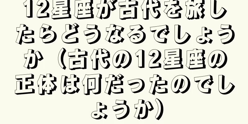 12星座が古代を旅したらどうなるでしょうか（古代の12星座の正体は何だったのでしょうか）