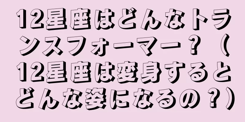 12星座はどんなトランスフォーマー？（12星座は変身するとどんな姿になるの？）