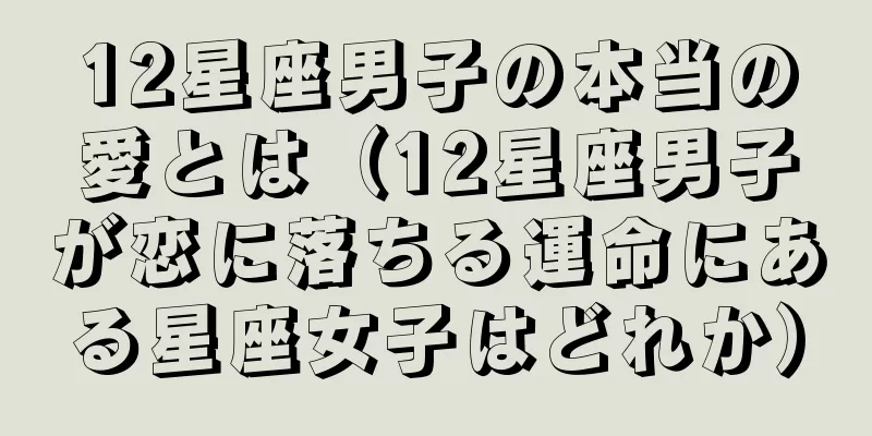12星座男子の本当の愛とは（12星座男子が恋に落ちる運命にある星座女子はどれか）