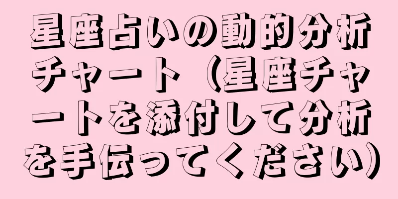 星座占いの動的分析チャート（星座チャートを添付して分析を手伝ってください）