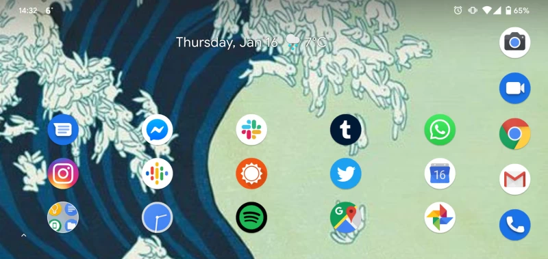 Android 主螢幕截圖