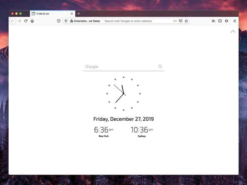 這是 Google Chrome 瀏覽器中用於新標籤頁的 CaretTab 擴充功能的螢幕截圖。