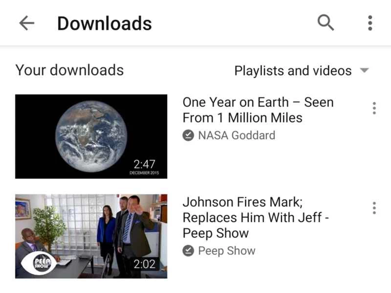 YouTube 下載截圖