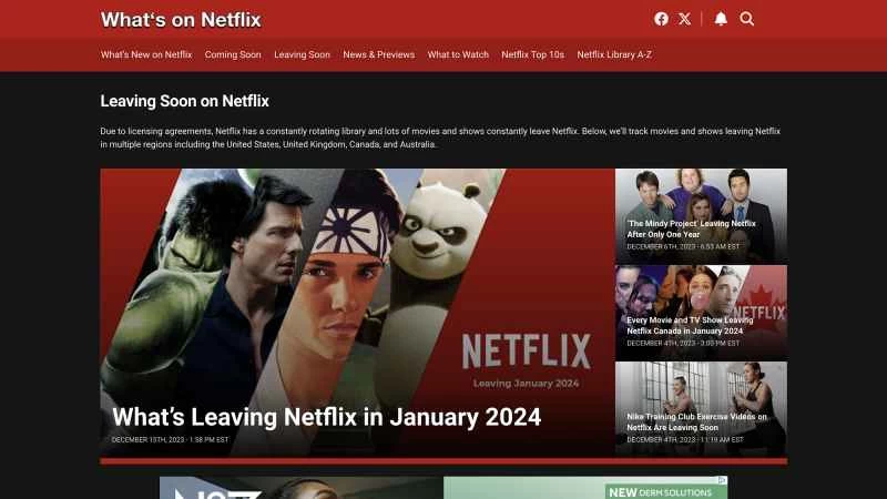 Netflix上的電影常常來來去去。