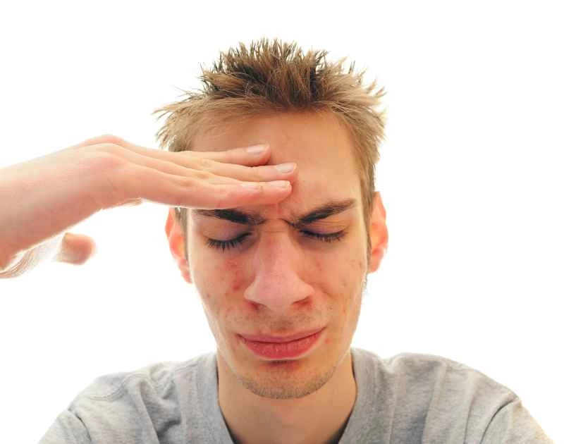 壓力大的青少年