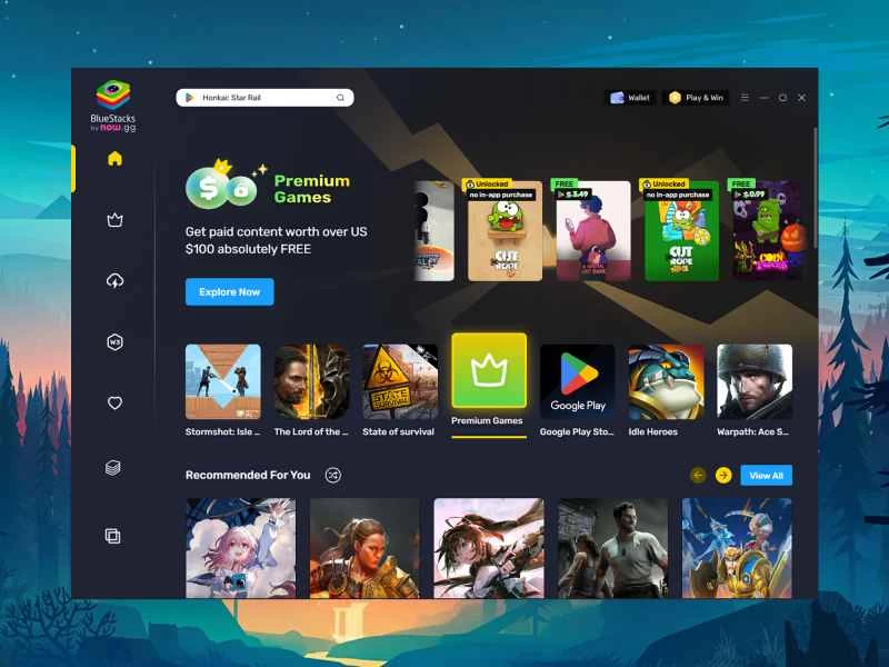 BlueStacks模擬器，可用於在Mac和Windows電腦上取得Android應用程式。