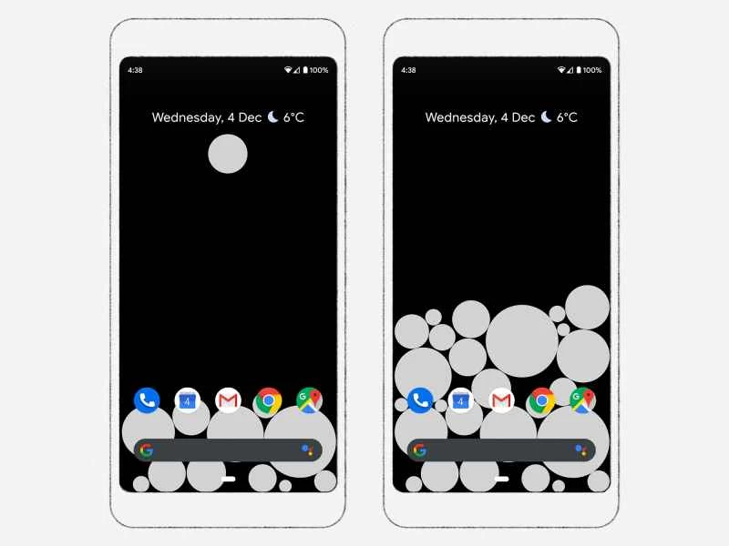 活動氣泡安卓動態桌布。