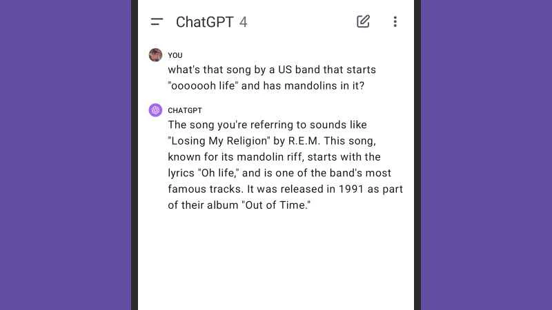 給 ChatGPT 一些詳細信息，看看它會給出什麼結果。