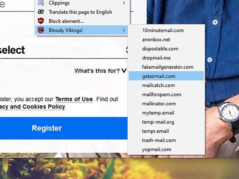 《血腥維京人》瀏覽器擴充功能。