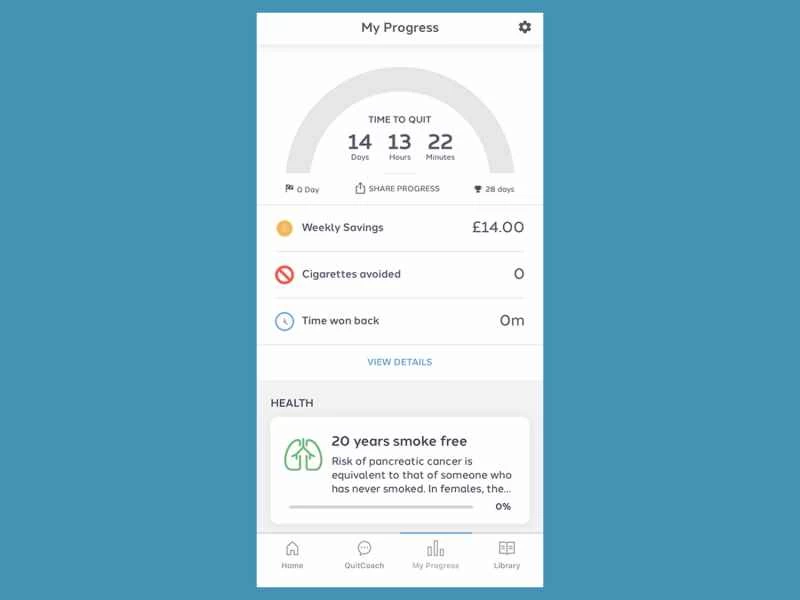 Quit Genius 應用程式的螢幕截圖