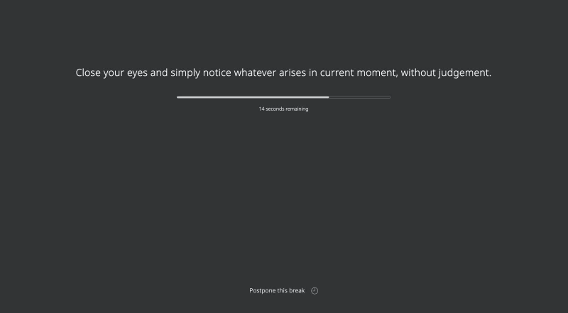 Stretchly 是一款幫助你休息的應用程序，這是它的介面。