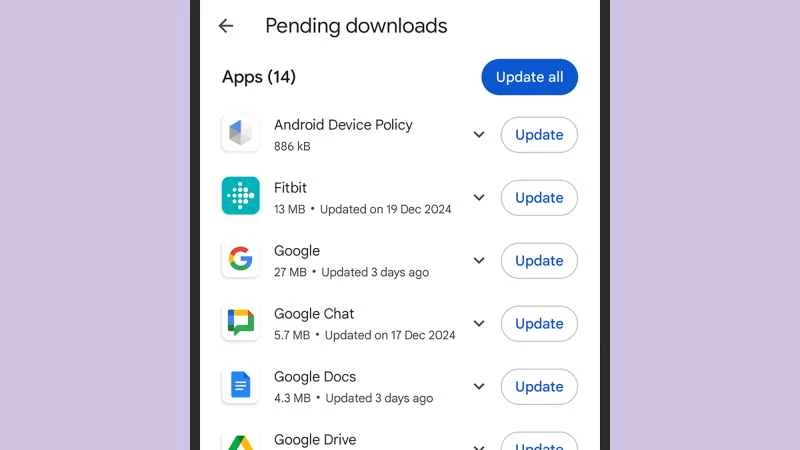 Pixel手機待下載截圖
