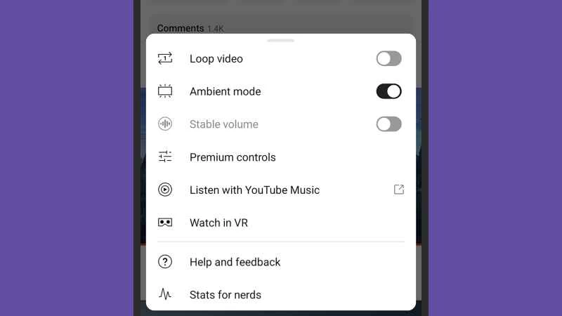環境模式在行動裝置上也可使用。