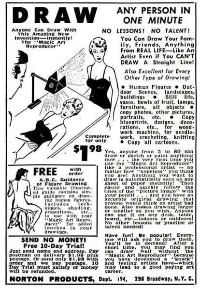 魔術藝術複製品：1958年1月