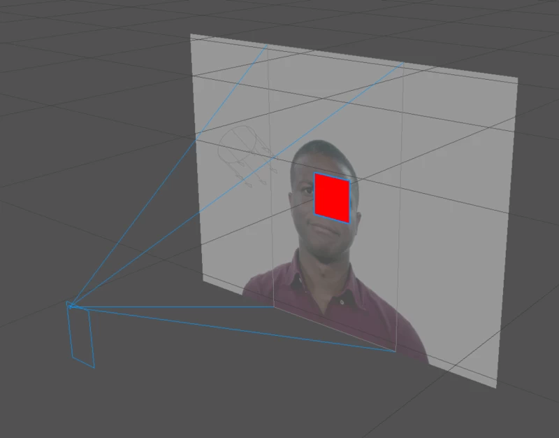 Spark AR 中視口的螢幕截圖