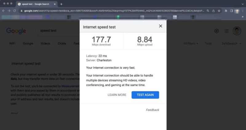 谷歌會將您的網速置於適當的背景下進行分析。