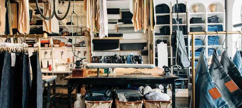 洛倫製造牛仔褲修理店