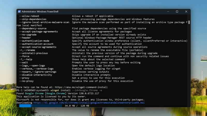 Windows PowerShell 截圖