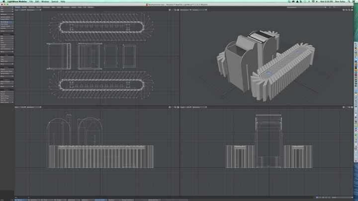 在 Lightwave 中構建