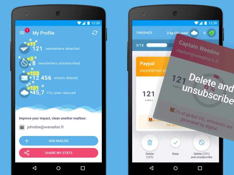 Cleanfox 的這款工具可以幫助您取消訂閱您不想接收的電子郵件。