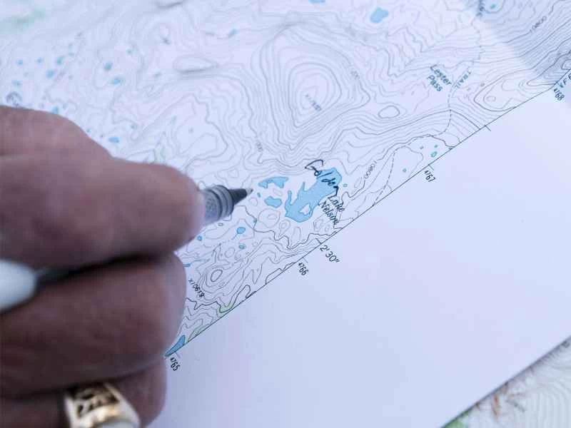 露營地區域地圖