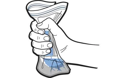 擠壓小號自封袋