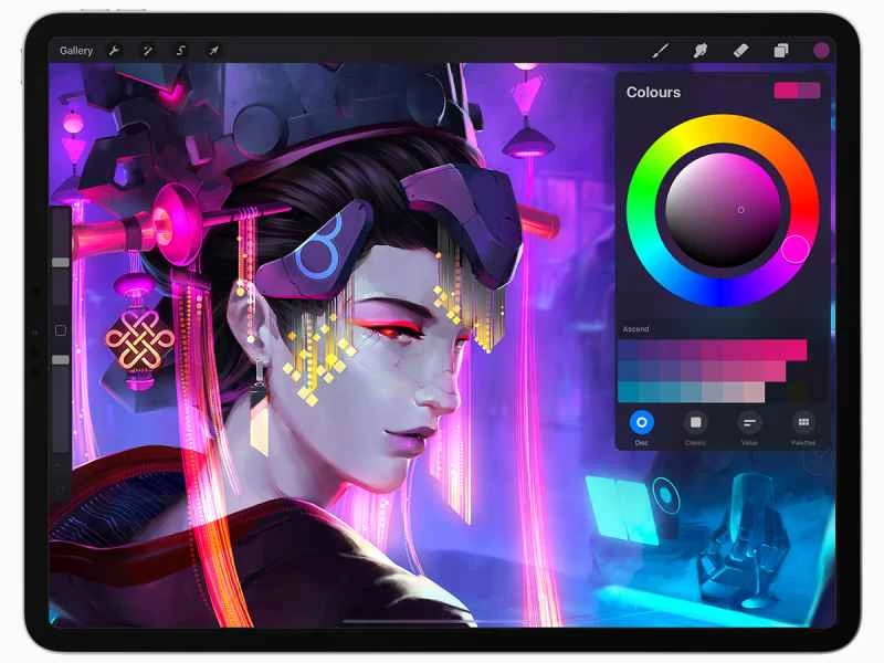 Procreate 是一款數位藝術應用，是 iPad Pro 用戶中最具藝術天賦的用戶的最佳應用之一。