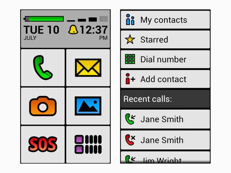 BIG Launcher 是一款適用於 Android 系統的應用程序，具有簡潔的手機介面。