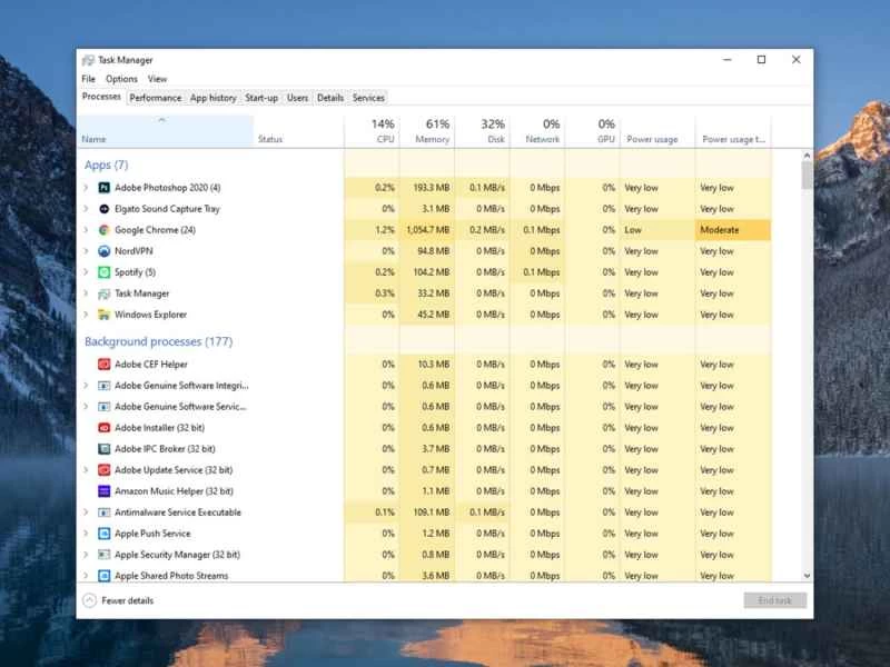 Windows工作管理員