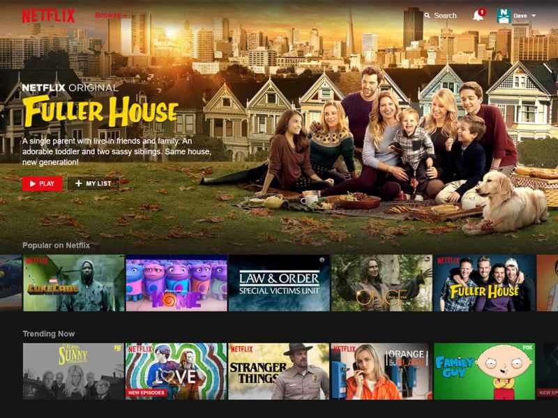 Netflix 上的《歡樂滿屋》