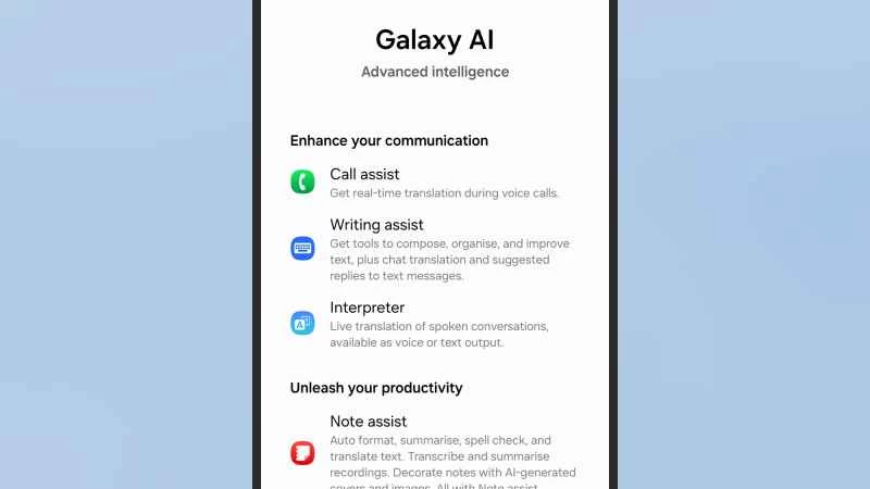 三星 Galaxy S25 智慧型手機搭載 Galaxy AI