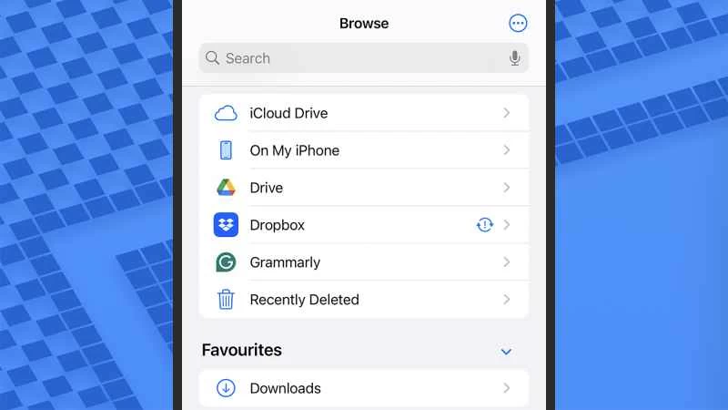 蘋果搜尋選項截圖
