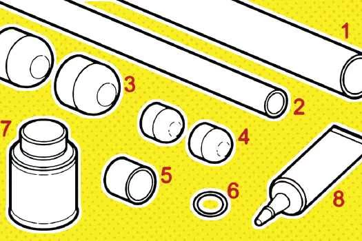 DIY Waterzooka 的材料