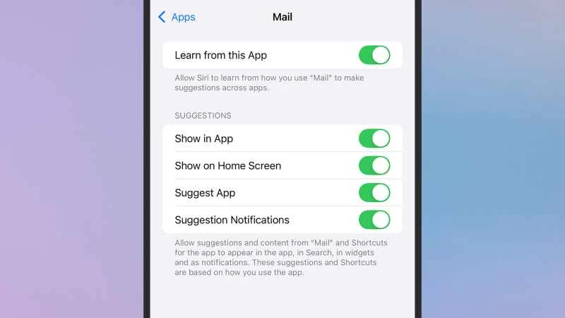 iPhone上的郵件選項設定