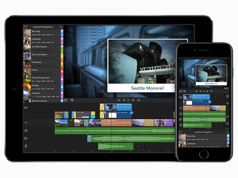 LumaFusion iPad Pro 應用程式。