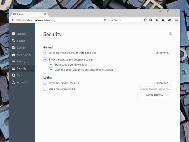 在 Firefox 瀏覽器中，您可以使用瀏覽器內建的密碼管理器來管理您的密碼。